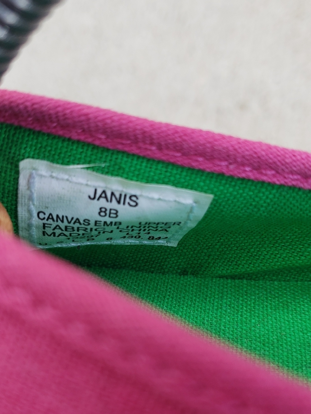 Lauren Ralph Lauren Janis Dragon Fly Embroidered Canvas Loafers Size 8 B Logo - Picture 9 of 15